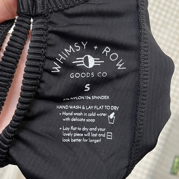 Whimsy + Row Annette One-Piece Swimsuit Black - Picture 3 of 3